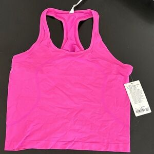 Women's Pink Racerback Tank Top